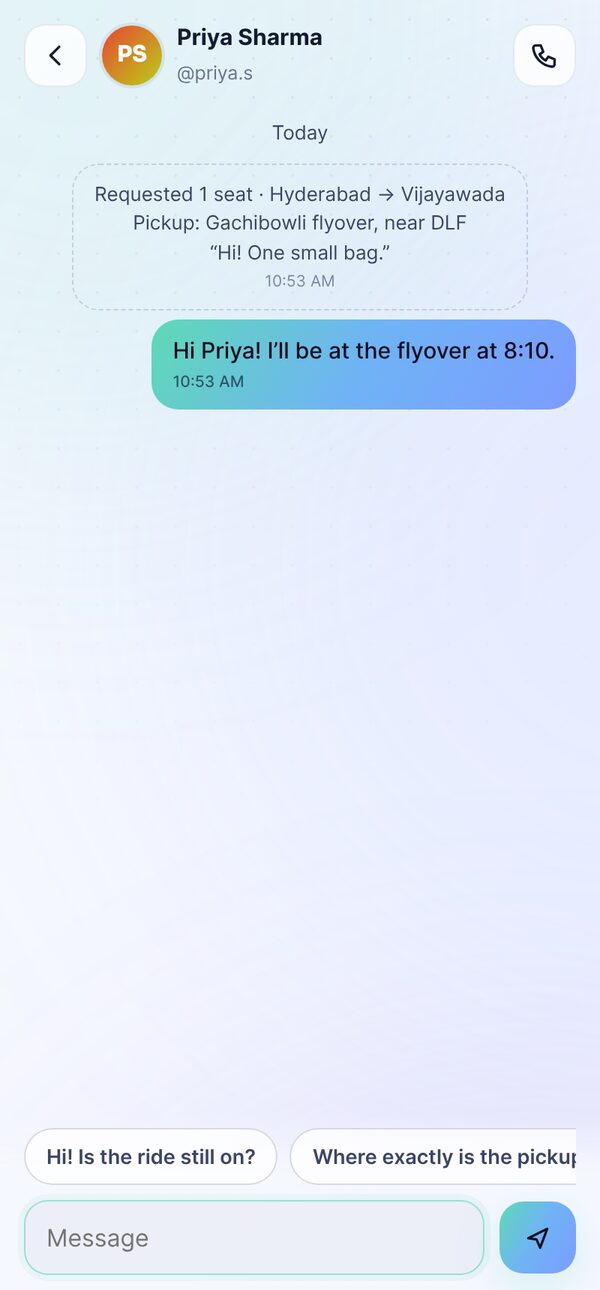 Encrypted chat